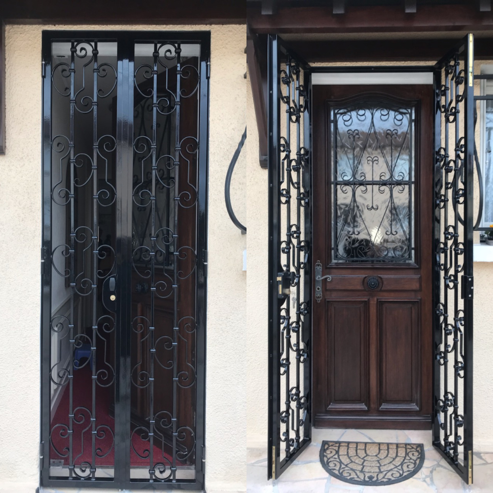 ferronnerie Grille à 2 vantaux